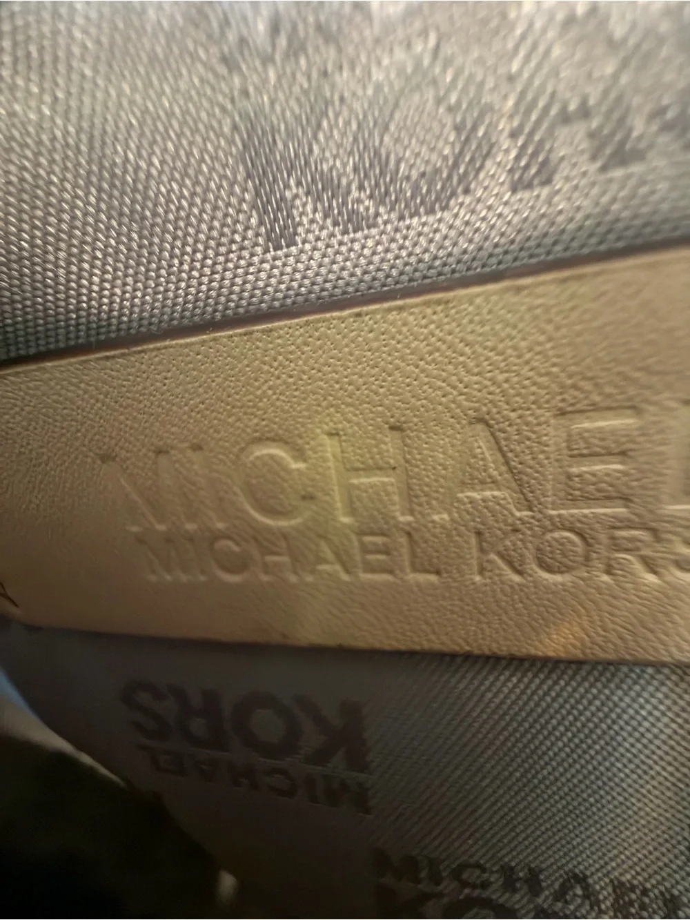 NWOT Michael Kors bronze metallic tote